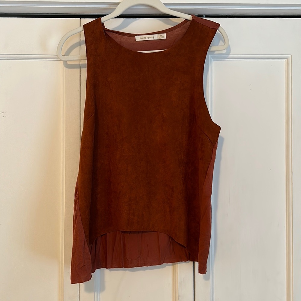 Bishop & Young Rust-Colored Top